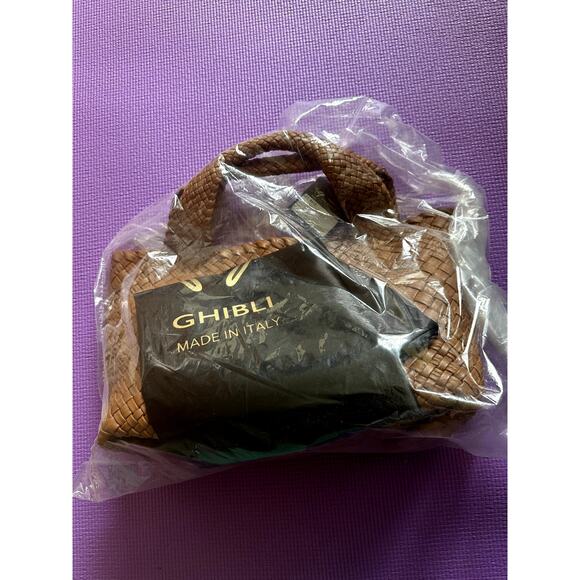 $764 Handwoven Bag NEW Leather Handbag Made in Italy - Picture 2 of 4